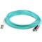 Add-On This Is A 5M Lc (Male) To St (Male) Aqua Duplex Riser-Rated Fiber ADD-ST-LC-5M5OM4 - alternate 1